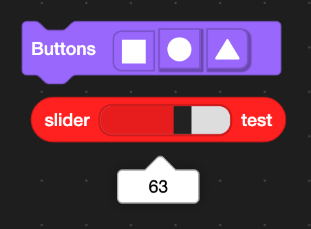 Image showing the a custom slider input